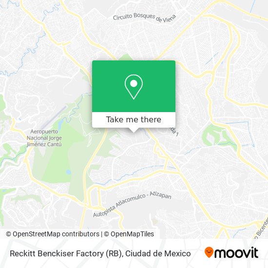 Reckitt Benckiser Factory (RB) map