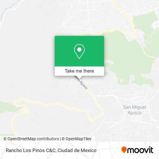 Mapa de Rancho Los Pinos C&C