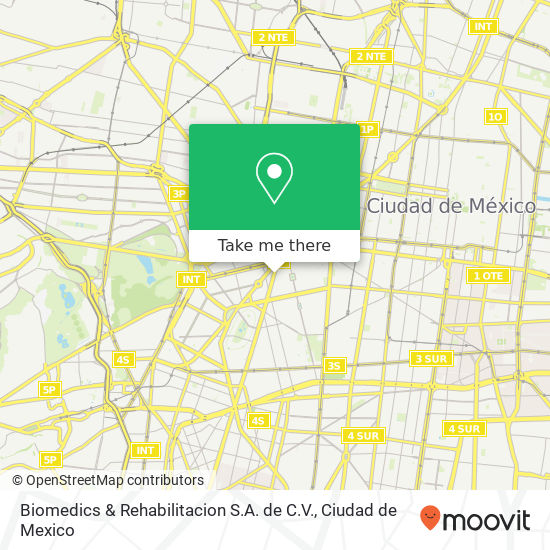 Biomedics & Rehabilitacion S.A. de C.V. map