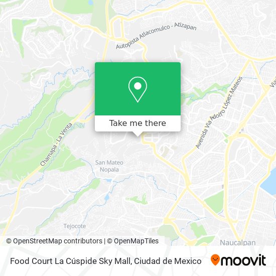 Food Court La Cúspide Sky Mall map