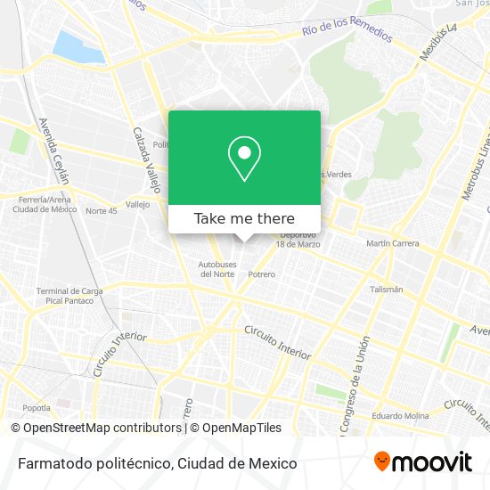 Farmatodo politécnico map