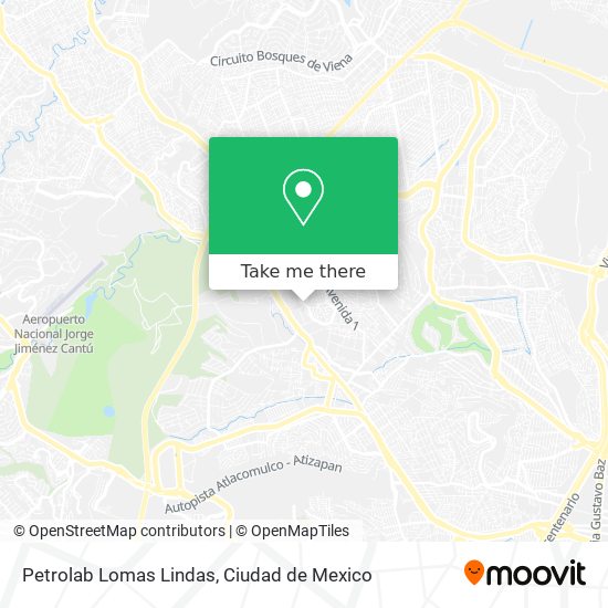 Petrolab Lomas Lindas map