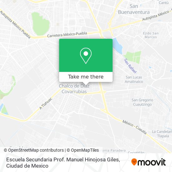 Escuela Secundaria Prof. Manuel Hinojosa Giles map