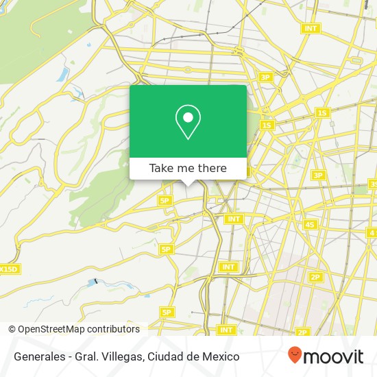 Generales - Gral. Villegas map