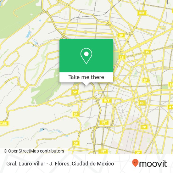 Gral. Lauro Villar - J. Flores map