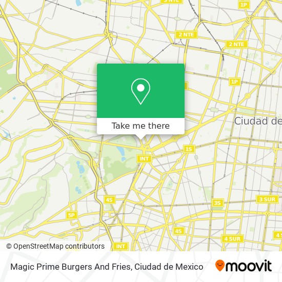 Mapa de Magic Prime Burgers And Fries