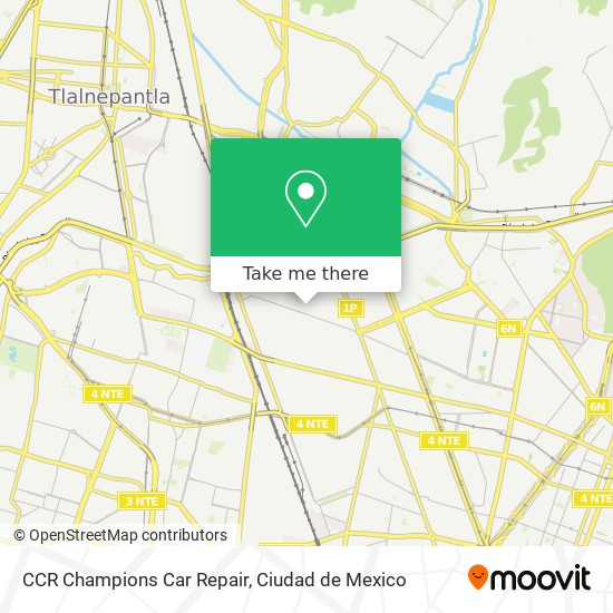 CCR Champions Car Repair map