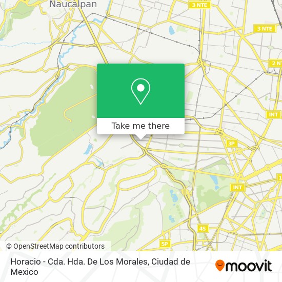 Horacio - Cda. Hda. De Los Morales map