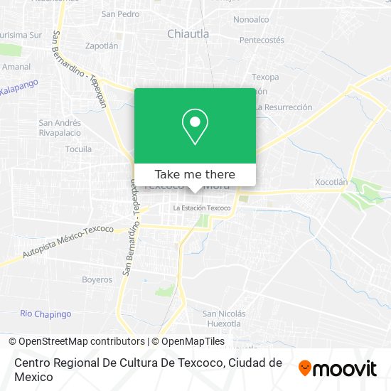 Mapa de Centro Regional De Cultura De Texcoco