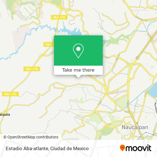 Estadio Aba-atlante map