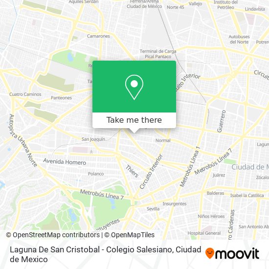 Mapa de Laguna De San Cristobal - Colegio Salesiano