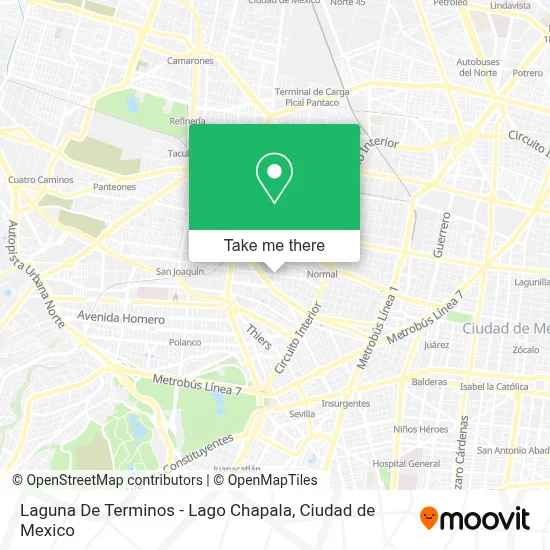 Laguna De Terminos - Lago Chapala map