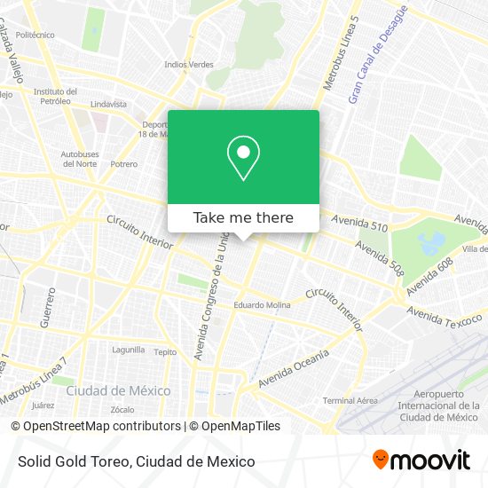 Solid Gold Toreo map