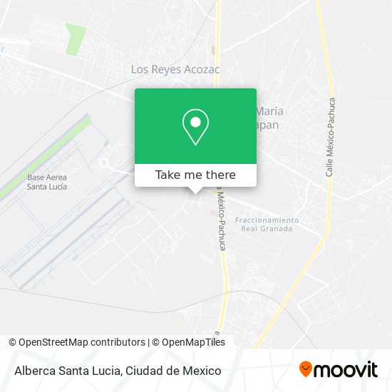 Alberca Santa Lucia map