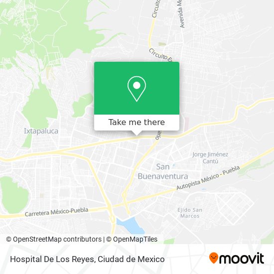 Mapa de Hospital De Los Reyes