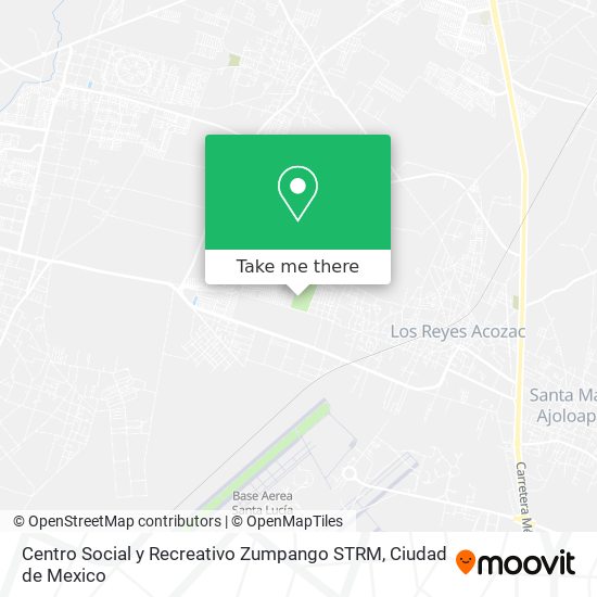 Centro Social y Recreativo Zumpango STRM map