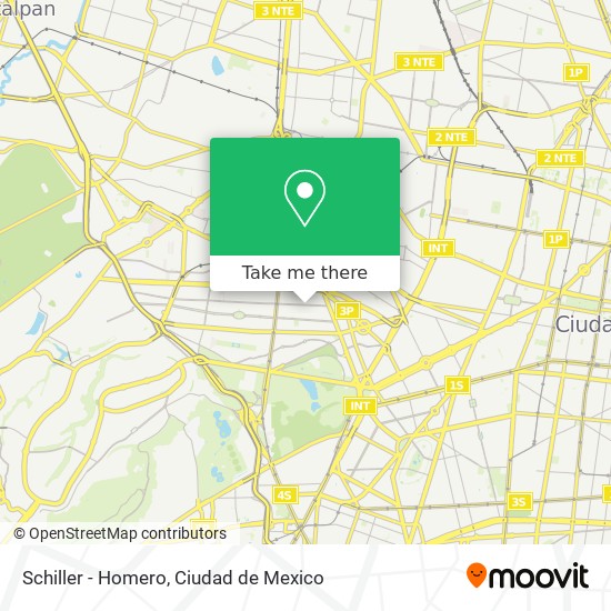 Schiller - Homero map