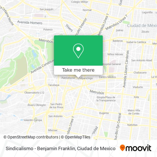 Mapa de Sindicalismo - Benjamin Franklin