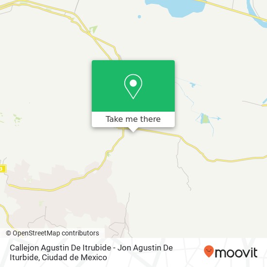 Callejon Agustin De Itrubide - Jon Agustin De Iturbide map