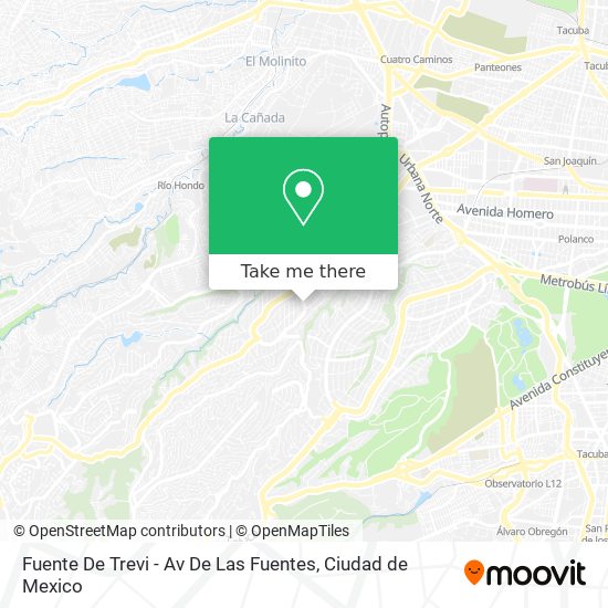 Mapa de Fuente De Trevi - Av De Las Fuentes