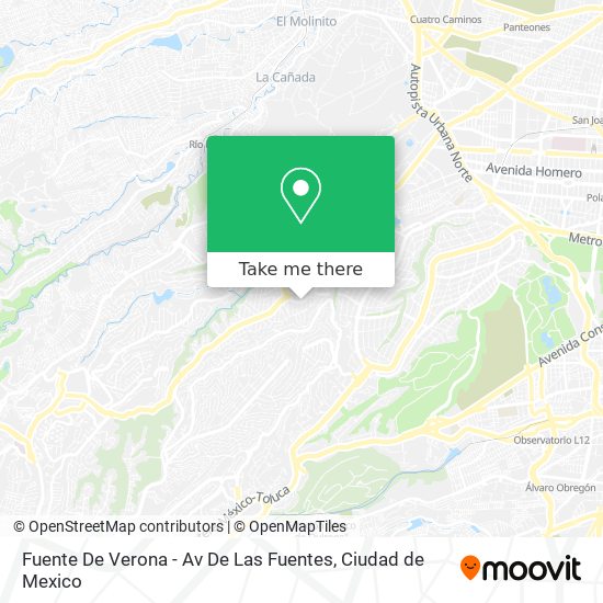 Mapa de Fuente De Verona - Av De Las Fuentes