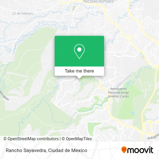 Rancho Sayavedra map