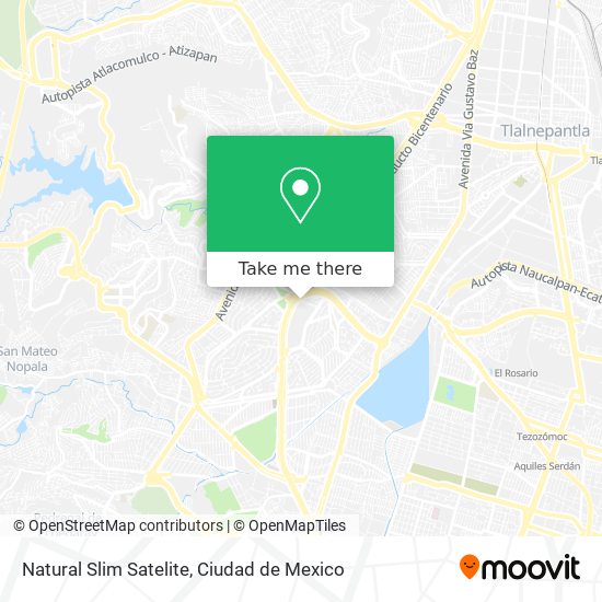 Mapa de Natural Slim Satelite