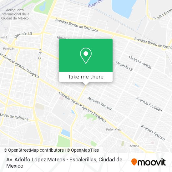 Av. Adolfo López Mateos - Escalerillas map