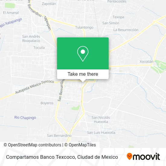 Compartamos Banco Texcoco map