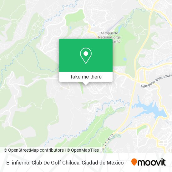 El infierno, Club De Golf Chiluca map