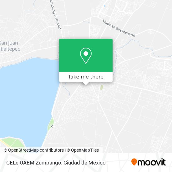 CELe UAEM Zumpango map