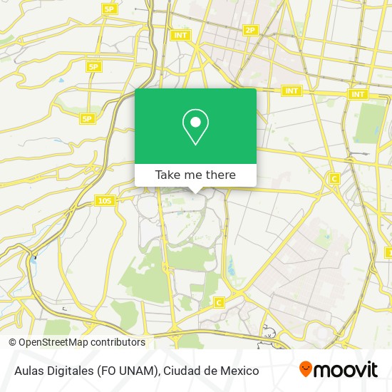 Mapa de Aulas Digitales (FO UNAM)