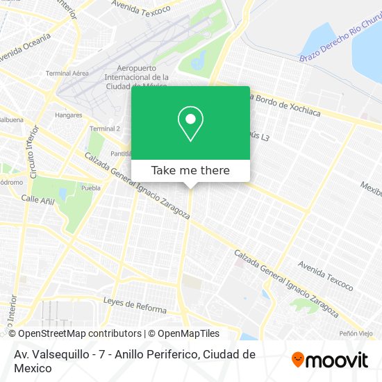 Mapa de Av. Valsequillo - 7 - Anillo Periferico