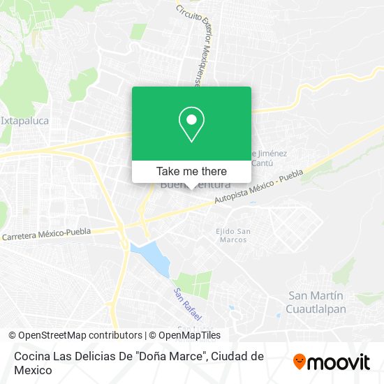 Cocina Las Delicias De "Doña Marce" map