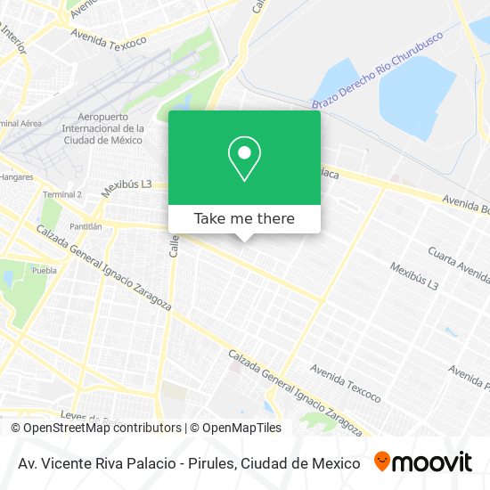 Av. Vicente Riva Palacio - Pirules map