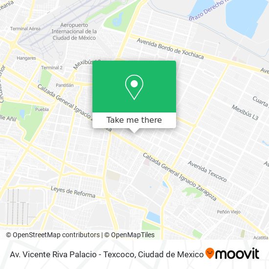 Av. Vicente Riva Palacio - Texcoco map