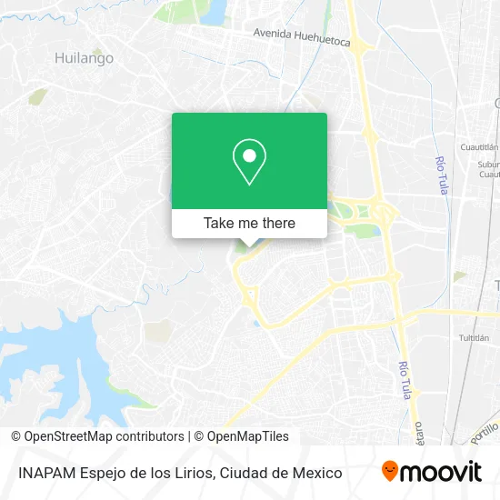 Mapa de INAPAM Espejo de los Lirios