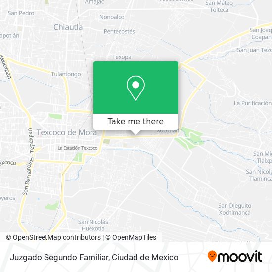 Mapa de Juzgado Segundo Familiar