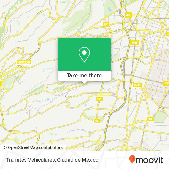 Tramites Vehiculares map