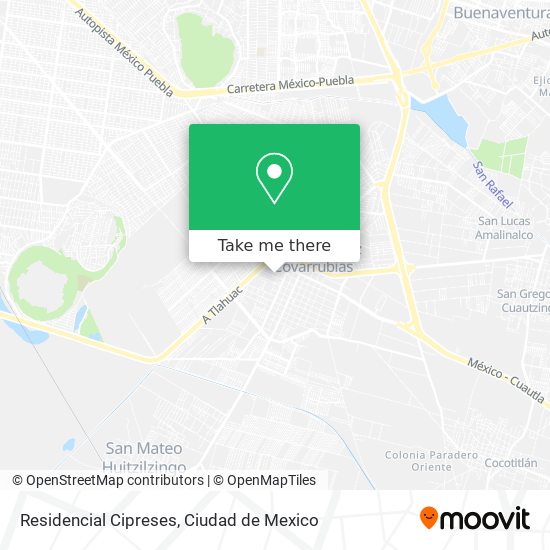 Residencial Cipreses map