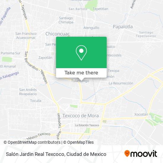 Salón Jardin Real Texcoco map