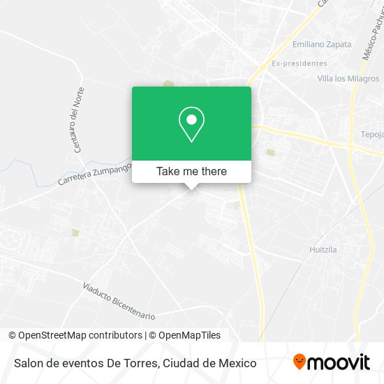 Salon de eventos De Torres map