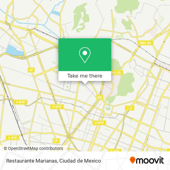 Restaurante Marianas map