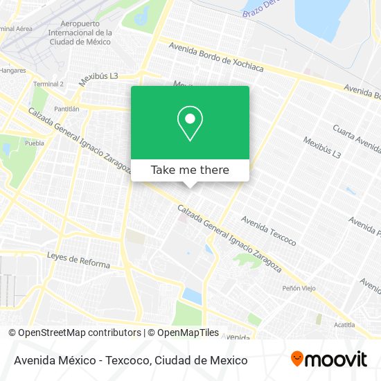 Mapa de Avenida México - Texcoco
