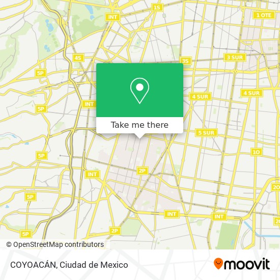 COYOACÁN map