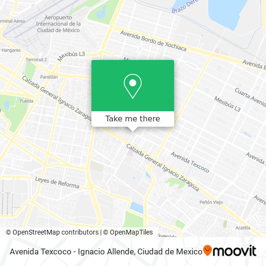 Mapa de Avenida Texcoco - Ignacio Allende