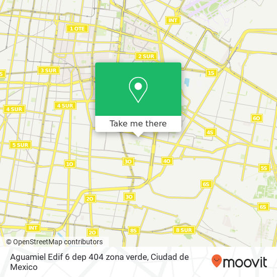 Aguamiel Edif  6 dep  404 zona verde map