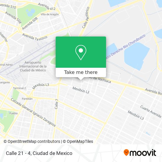 Calle 21 - 4 map