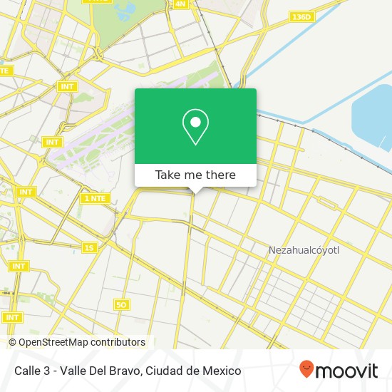 Calle 3 - Valle Del Bravo map