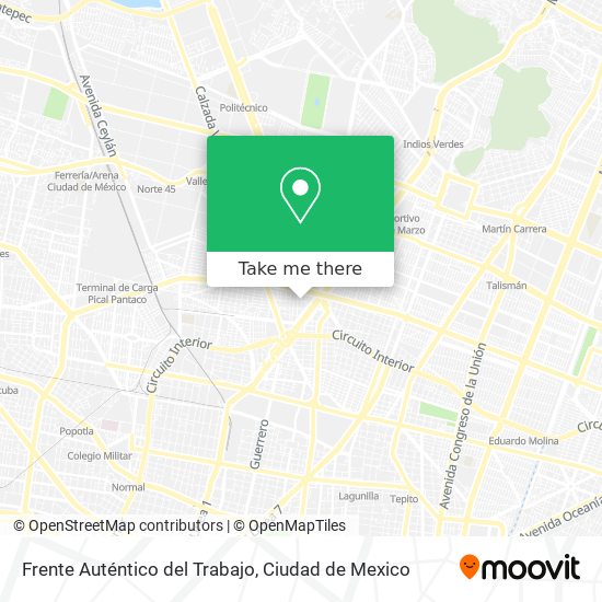 Mapa de Frente Auténtico del Trabajo